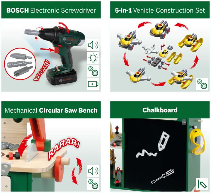 Actual product image Theo Klein Bosch - Wooden workbench