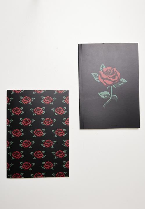 Mister Tee Roses Exercise Book 2-Pack
