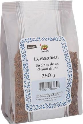 Image du produit Morga Graines de lin Bio Demeter (250 g)