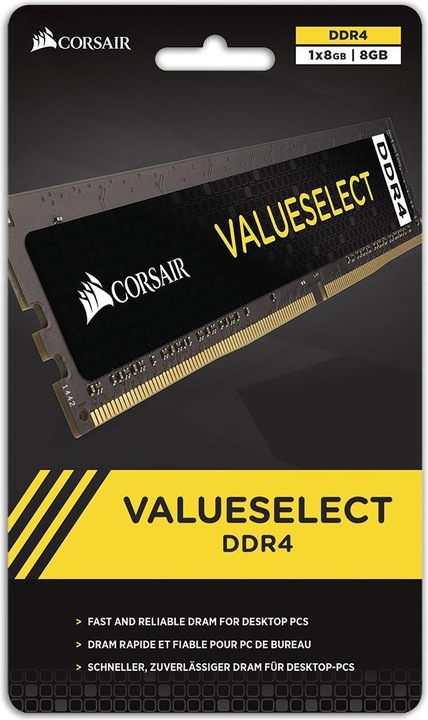 Actual product image Corsair ValueSelect (1 x 8GB, 2400 MHz, DDR4-RAM, DIMM)
