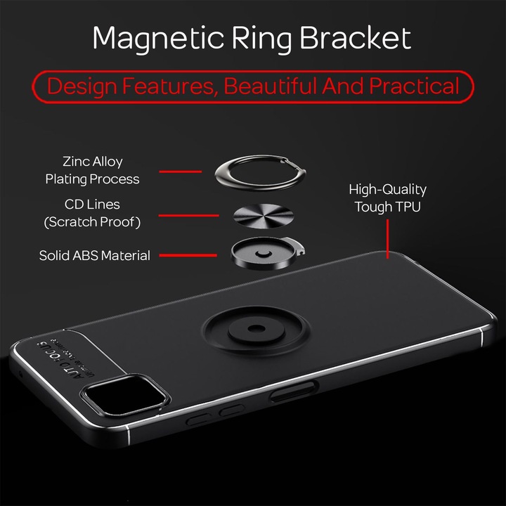 Actual product image Nalia Ring Silicone Cell Phone Case (Samsung Galaxy A22 5G)