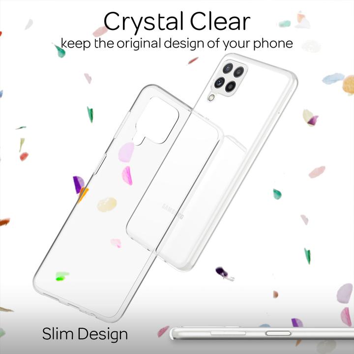 Image du produit Nalia Étui en silicone transparent pour téléphone portable (Samsung Galaxy A22)