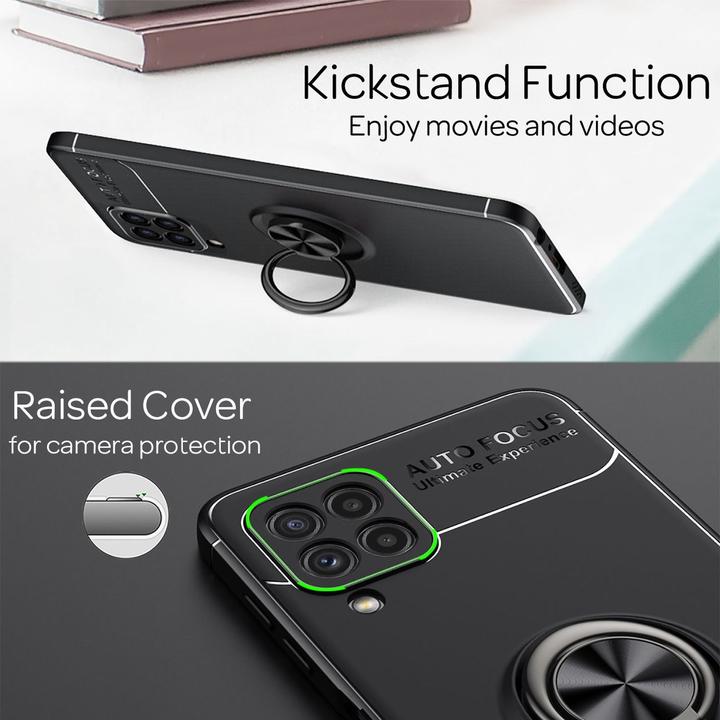 Immagine prodotto Nalia Custodia per cellulare in silicone ad anello (Samsung Galaxy A22)