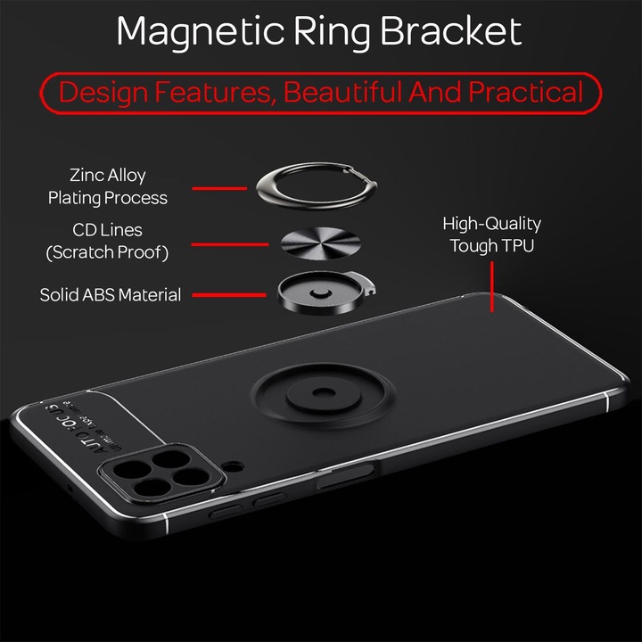 Actual product image Nalia Ring Silicone Cell Phone Case (Samsung Galaxy A22)