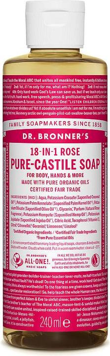 Produktbild Dr. Bronner's Liquid Soap Rose 240 ml (240 ml)