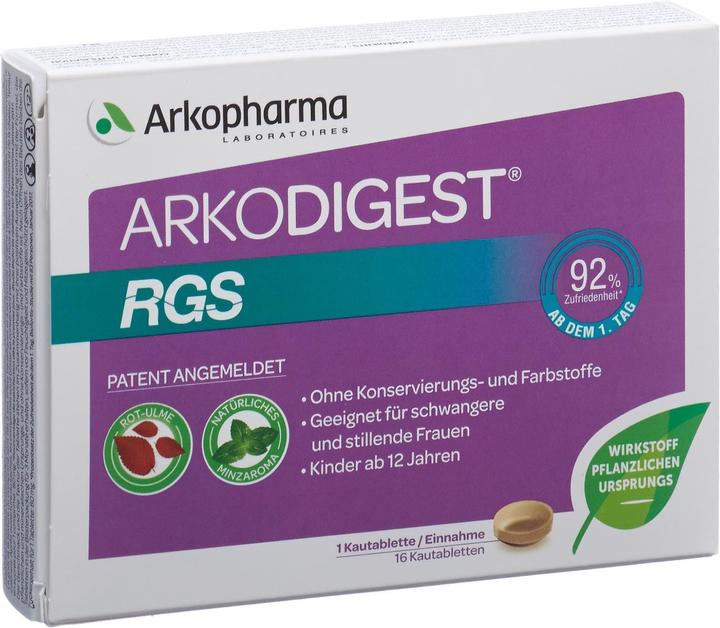 Immagine prodotto Arkopharma Arkodigest RGS Kautableln (16 Pezzo/i, Pillole, 54 g)