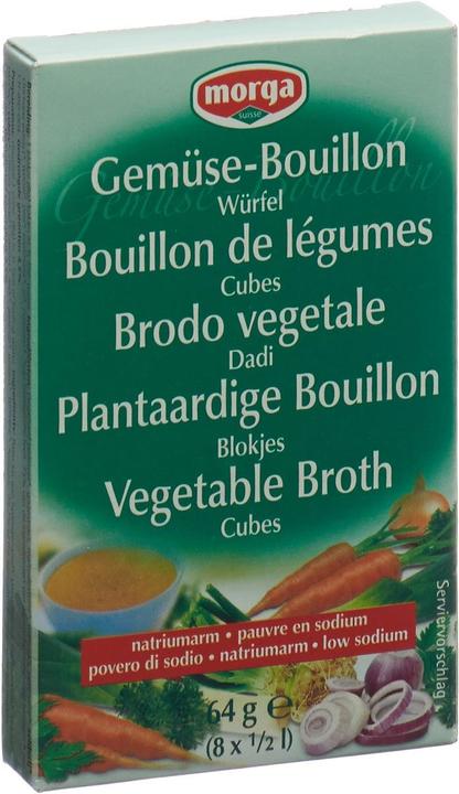 Actual product image Morga Vegetable bouillon cubes low sodium (9 cl)