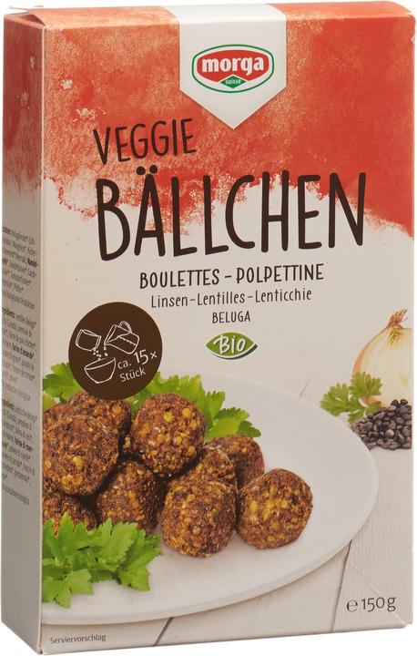 Produktbild Morga Linsenbällchen glutenfrei Bio (150 g)