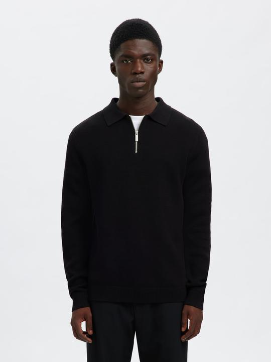 Produktbild Selected Slhdane Ls Knit Struc Half Zip Polo Noos (S)