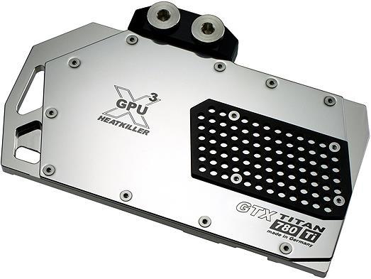 Actual product image Watercool HEATKILLER® GPU-X³ Black/TITAN/780/780Ti 'Hole Ed