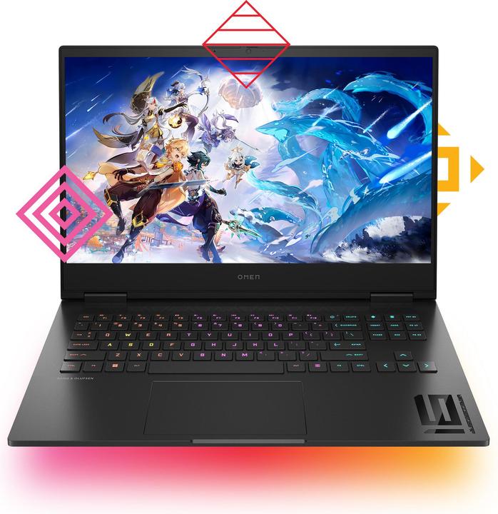 Produktbild HP Omen 16-xf0850nz (16.10", 1000 GB, 32 GB, CH, AMD Ryzen 9 7940HS)