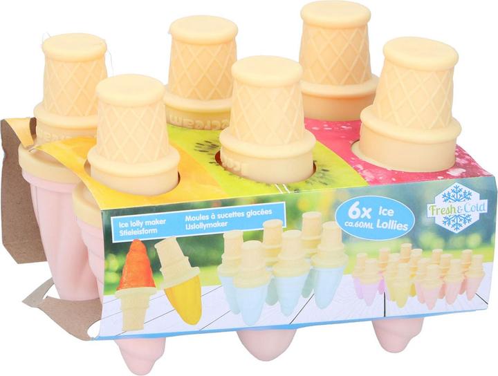 Actual product image Fresh & Cold Ice lolly maker 60mlx6 161g