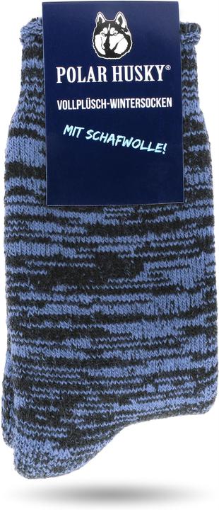 Produktbild Polar Husky Farbige Vollplüsch-Socken mit Wolle (Einzelpack, 47 - 50)