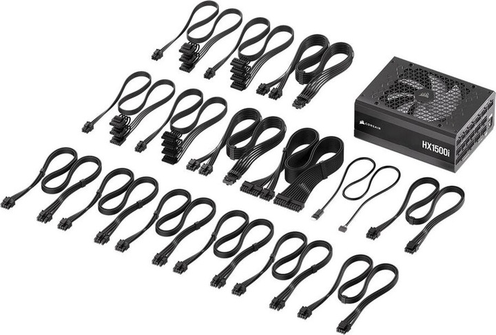 Produktbild Corsair HXi Series (2025), HX1500i, 1500 Watt, 80 PLUS Platinum, C20 Version (1500 W)