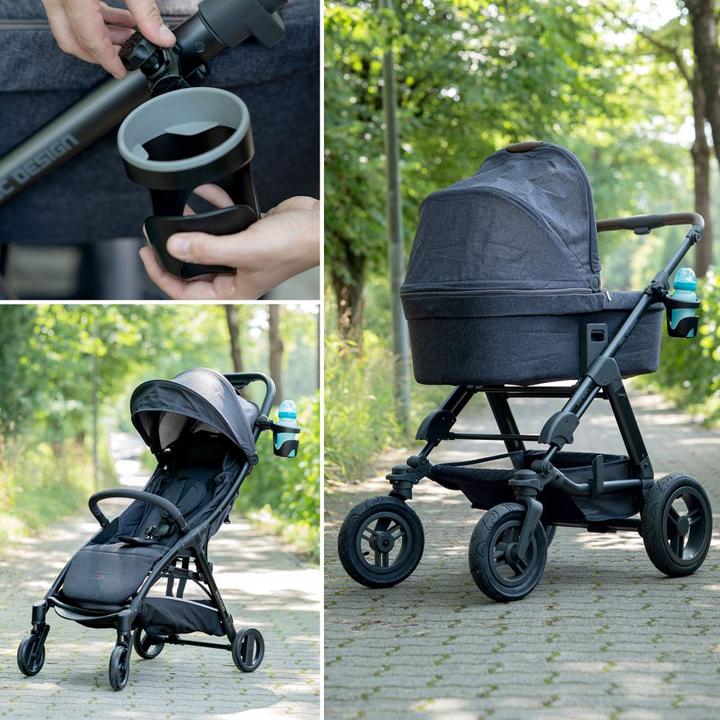 Produktbild Zamboo Getränkehalter Getränkehalter für Buggy und Kinderwagen - Schwarz