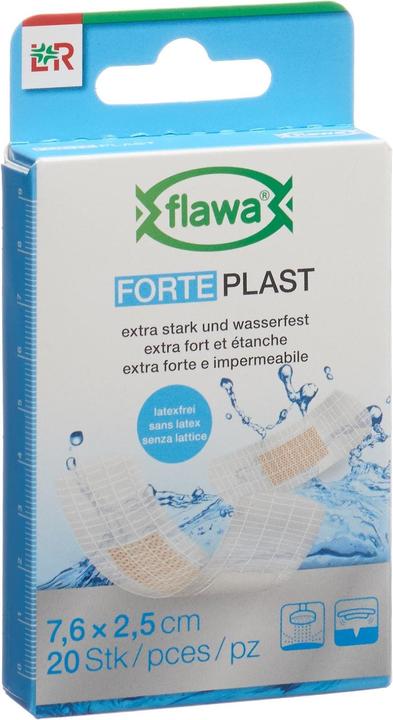 Immagine prodotto Flawa Forte Plast 2,5x7,6cm trasparente (20 x)
