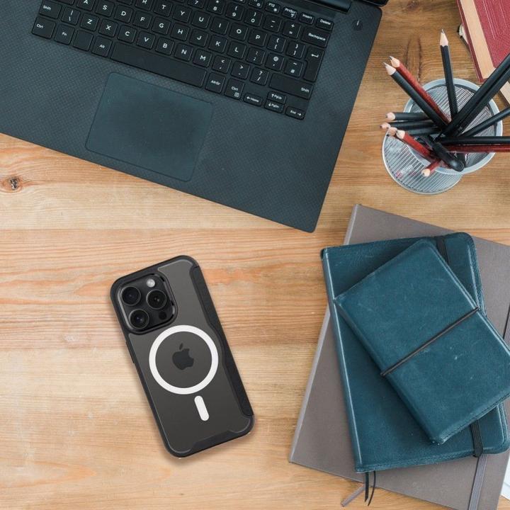 Actual product image OEM Book case SMART MAG Book case compatible with MagSafe for IPHONE 13 Pro Max black (Apple iPhone 13 Pro Max)