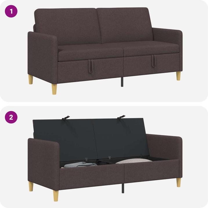 Produktbild vidaXL Modernes Sofa (3-Sitzer)