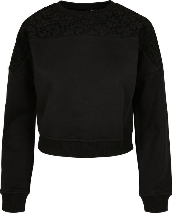 Produktbild Urban Classics Ladies Short Oversized Lace Inset Crew (5XL)
