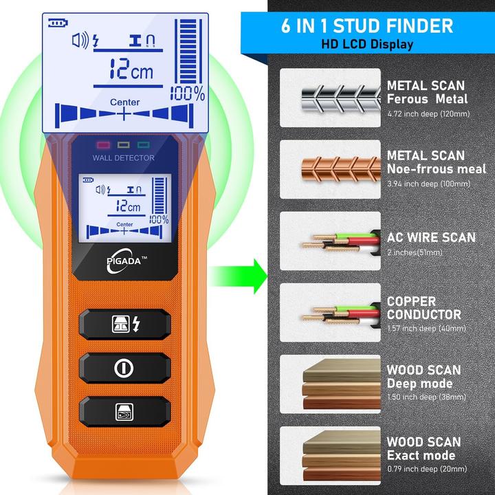 Actual product image Pigada Leitungssuchgerät
