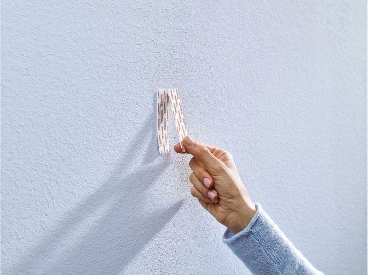 Actual product image tesa Adhesive nail for wallpaper & plaster, 2kg holding power, removable without a trace & reusable, 2