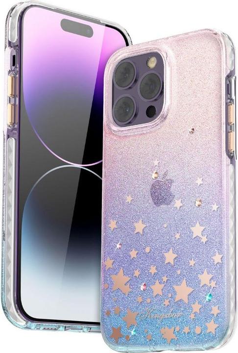 Actual product image Kingxbar Heart Star series case for iPhone 14 Pro Max case with zodiac stars (Apple iPhone 14 Pro Max)