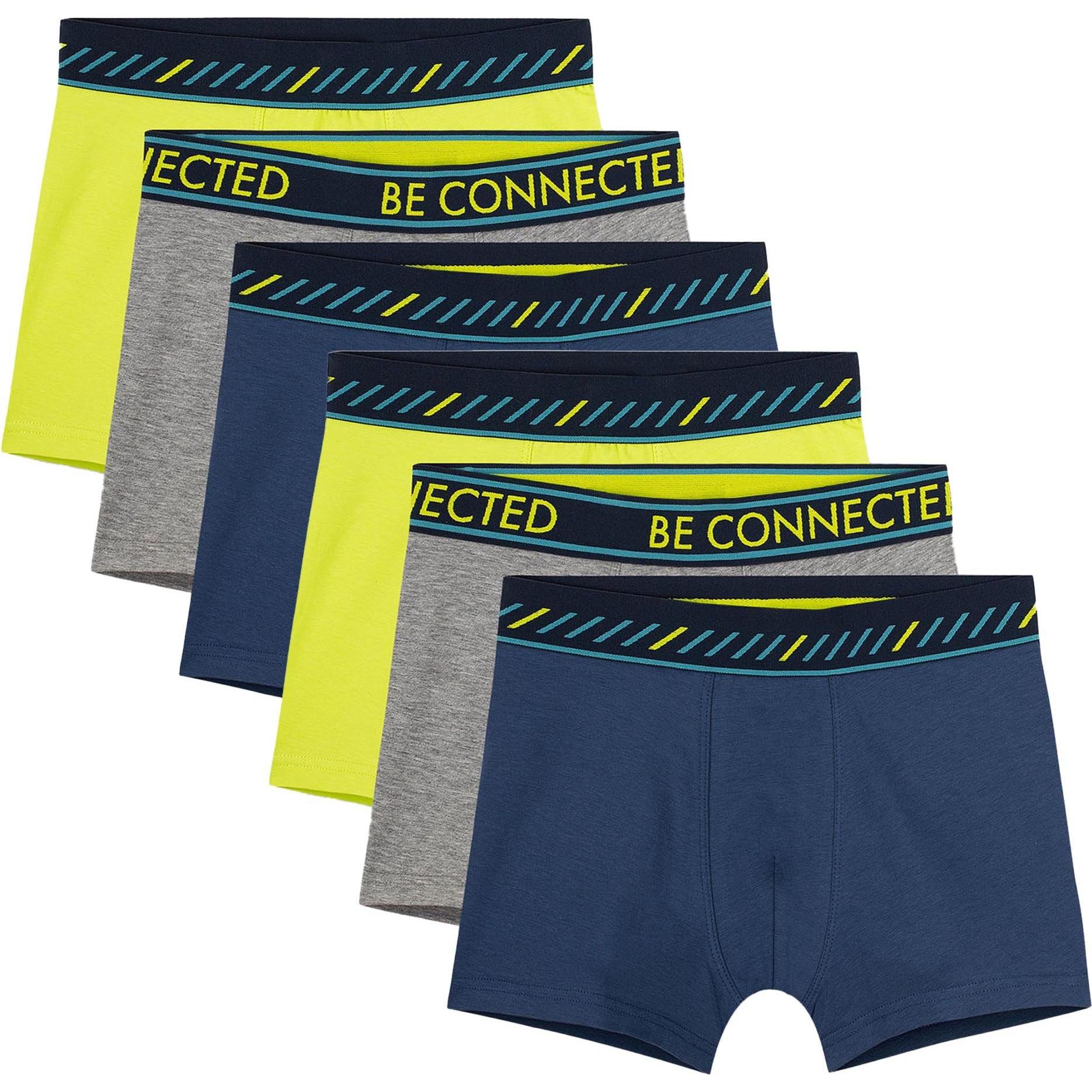 Sanetta, Jungen, Unterhosen, Boxershort Casual Bequem sitzend, Mehrfarbig, (164, 6er Pack)