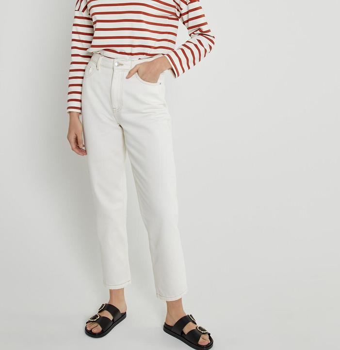 Actual product image La Redoute Collections Signature mom jeans (Frequency band 38 (2600 MHz))