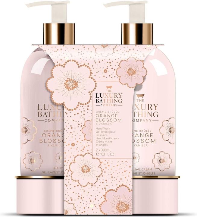 Immagine prodotto Grace Cole Set regalo per la cura delle mani Creme Brulee Fiori d'arancio Vaniglia - 2 pezzi