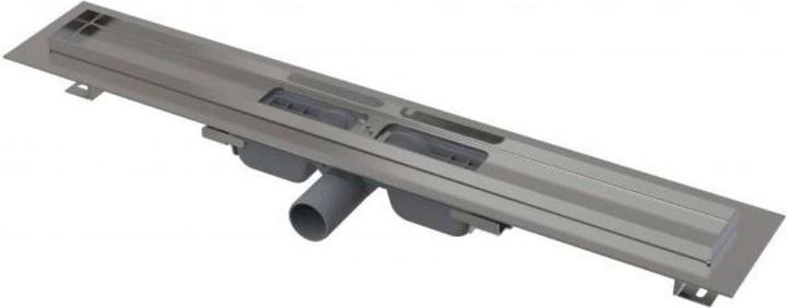 Actual product image Alcadrain douchegoten - douchegoot low 115 cm, met rand voor geperforeerd rooster, roestvrij staal (1150 mm)