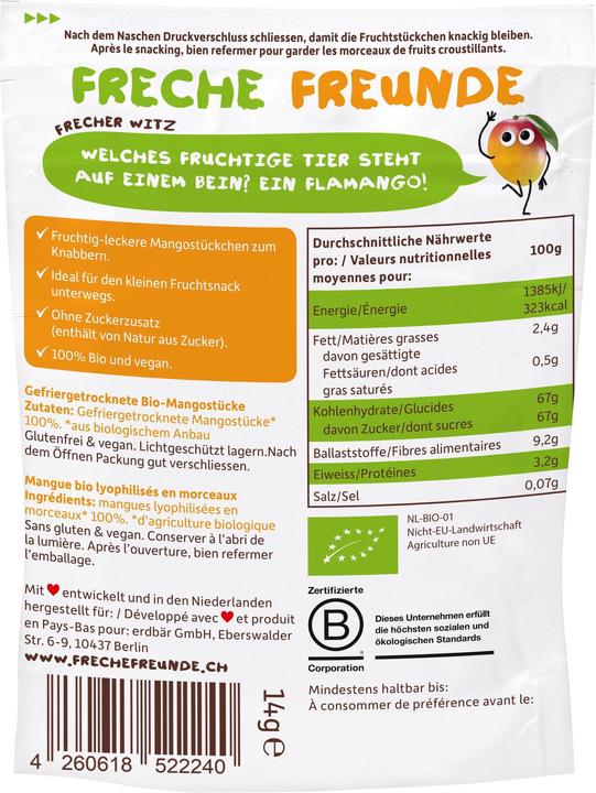 Produktbild Freche Freunde Fruchtchips (14 g)
