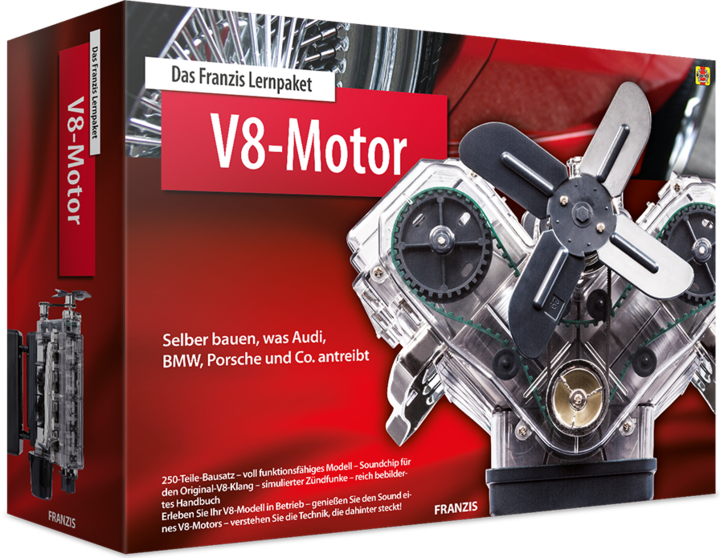 Produktbild Franzis Lernpaket V8-Motor