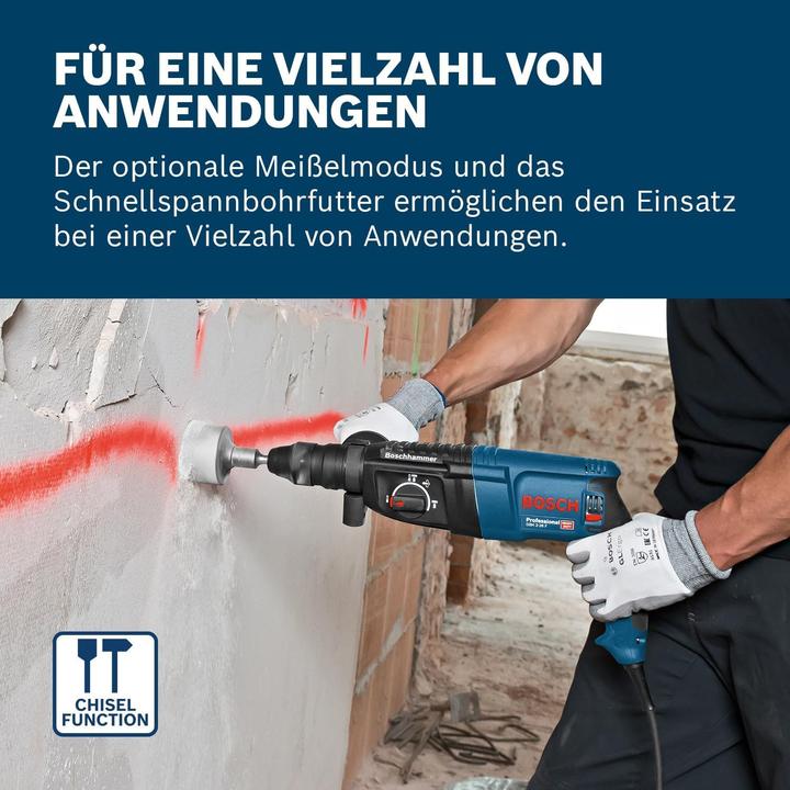 Produktbild Bosch Professional Bohrhammer mit SDS plus GBH 2-26 F, Handwerkerkoffer
