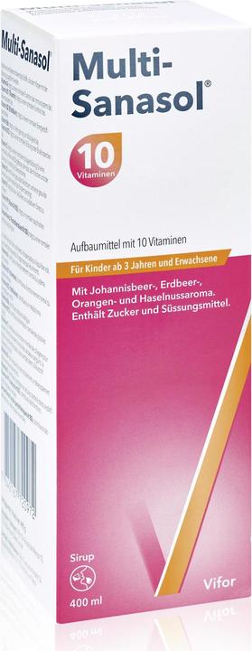 Actual product image Multi Sanasol Syrup (Concentrate, 400 ml)