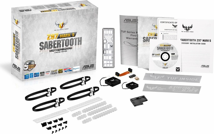 Produktbild ASUS Sabertooth Z97 Mark S (LGA 1150, Intel Z97, ATX)