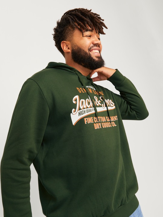 Produktbild Jack & Jones JJELOGO SWEAT HOOD 2 COL 24/25 NOOS PLS (3XL)