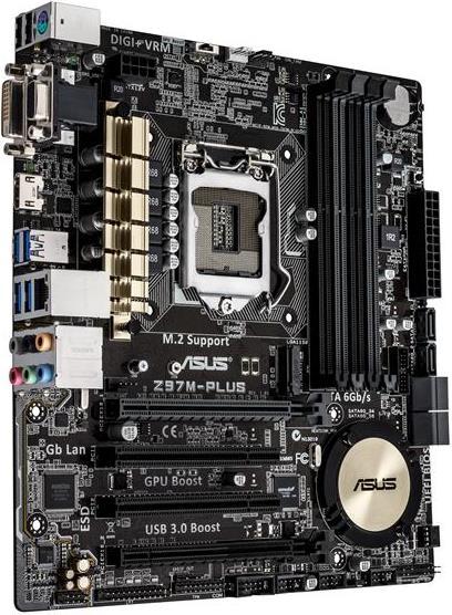Produktbild ASUS Z97M-Plus (LGA 1150, Intel Z97, mATX)