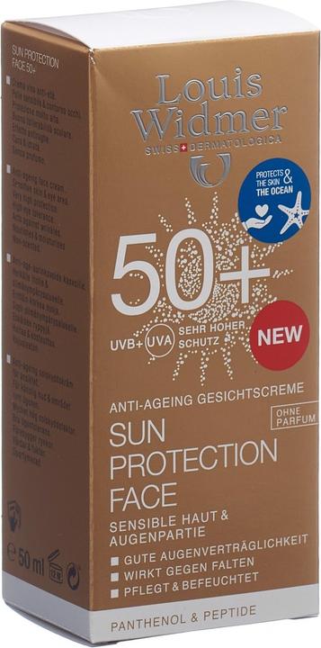 Image du produit Louis Widmer Protection solaire visage (Crème solaire visage, SPF 50+, 50 ml, 74 g)