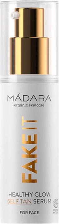 Actual product image Madara Self Tan Milk FAKE IT Healthy Glow Self Tan Serum "Màdara self tanner for the face". (Self tanning foam, 30 ml)