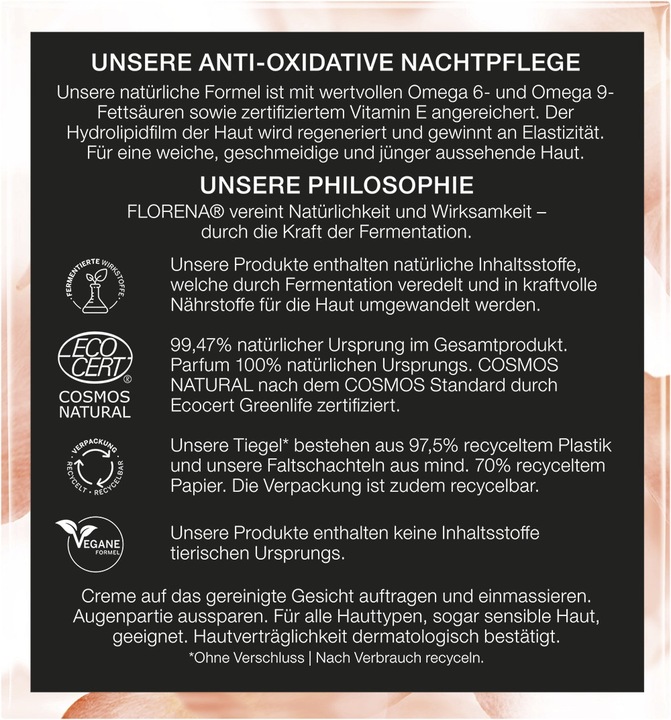 Produktbild Florena Anti Oxidant (50 ml, Nachtcreme)