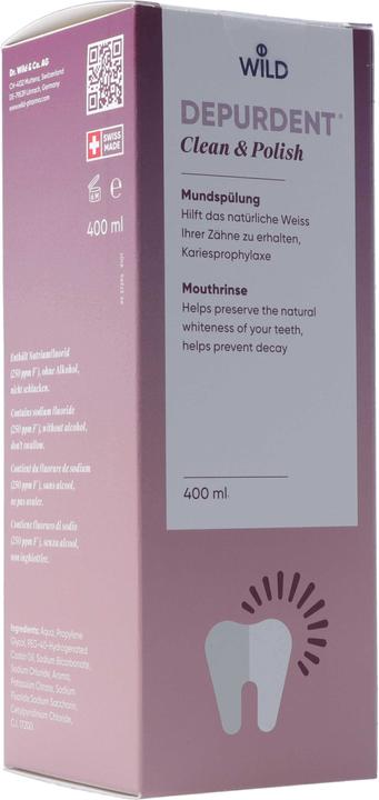 Immagine prodotto Wild Pharma Clean & Polish Mundspülung (400 ml, Collutorio)
