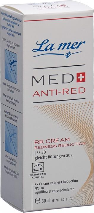 La Mer Med+ Anti-Red RR Cream Redness Reduction ohne Parfum (30 ml, 24h cream, SPF 30)