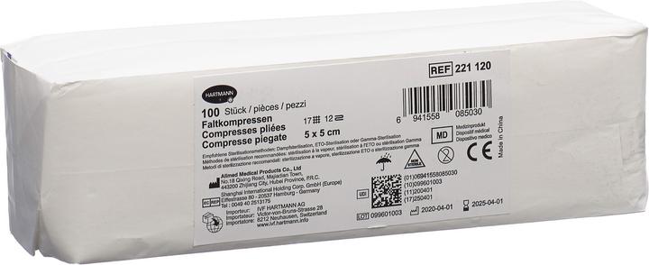 Actual product image IVF Hartmann Faltkompresse Typ 17 5x5cm 12 fach