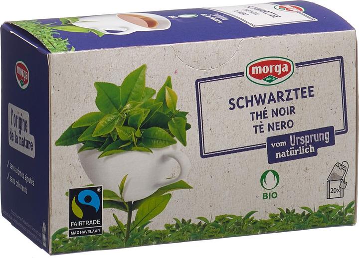 Morga Schwarztee mit Hülle Bio Fairtrade Knospe (30 g)