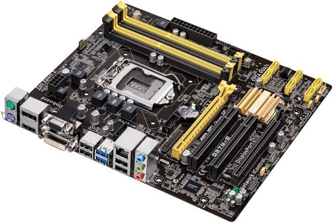Actual product image ASUS Q87m-E (LGA 1150, Intel Q87, mATX)