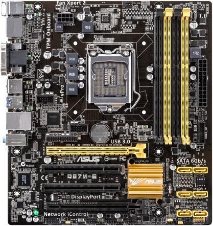 Actual product image ASUS Q87m-E (LGA 1150, Intel Q87, mATX)