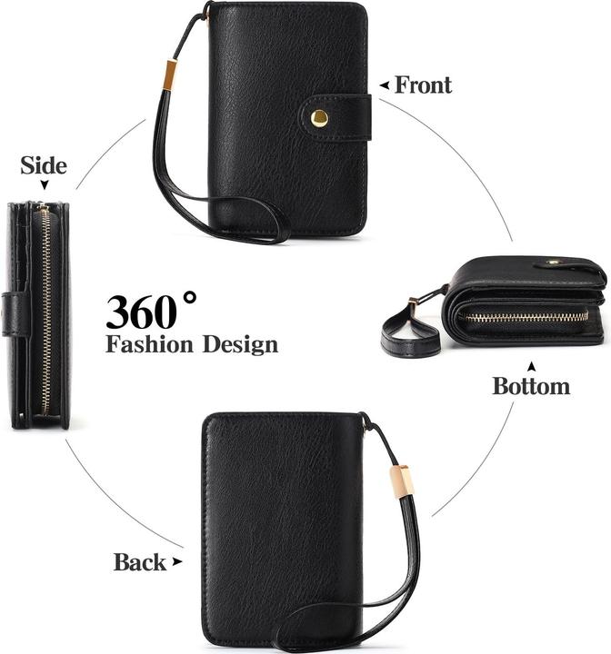 Produktbild Only-Bags.Store Portemonnaie Reissverschluss mit Münzfach & RFID-Schutz