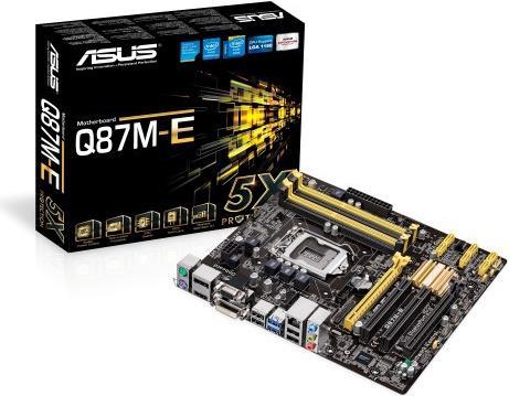 Actual product image ASUS Q87m-E (LGA 1150, Intel Q87, mATX)