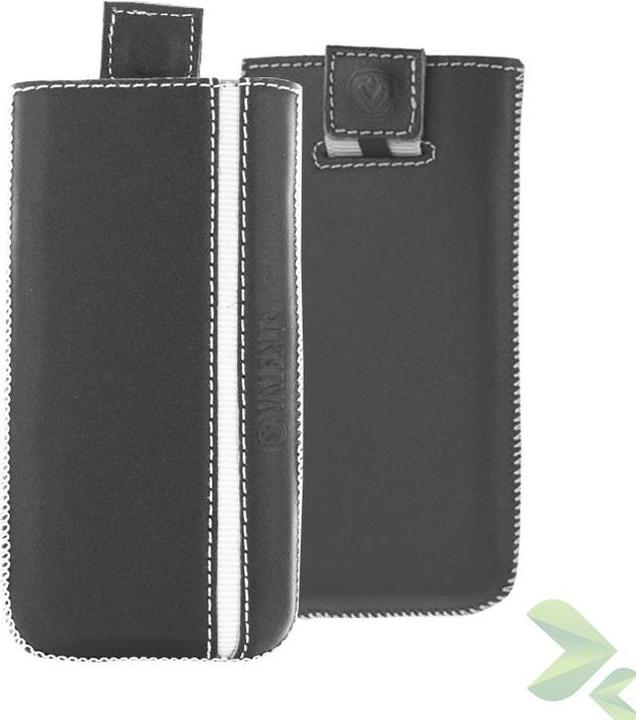 Produktbild Valenta Pocket Stripe - Leder-Schutzhülle (schwarz) (Sony Xperia Z, Samsung Galaxy S5, Sony Xperia M2)