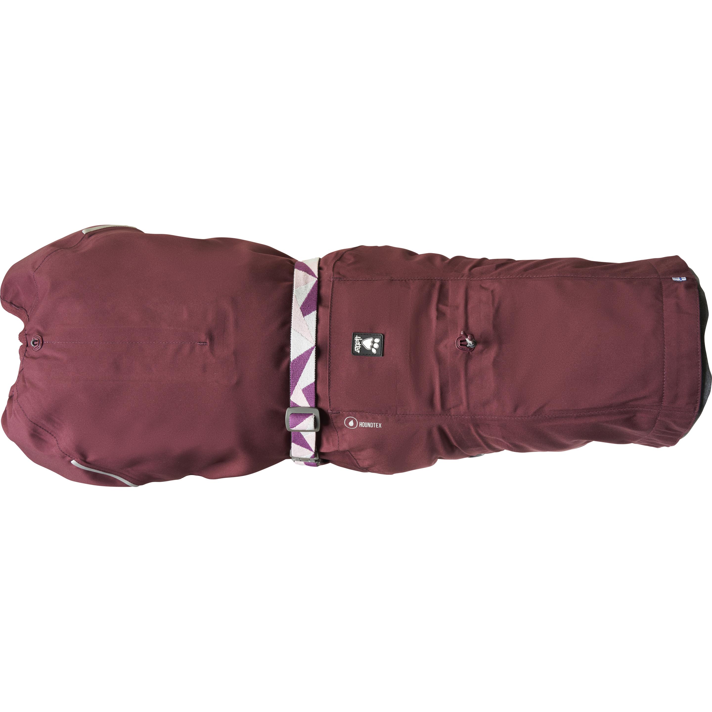 Hurtta Manteau Mudventure Eco - Bordeaux Pour Chiens 55 Cm